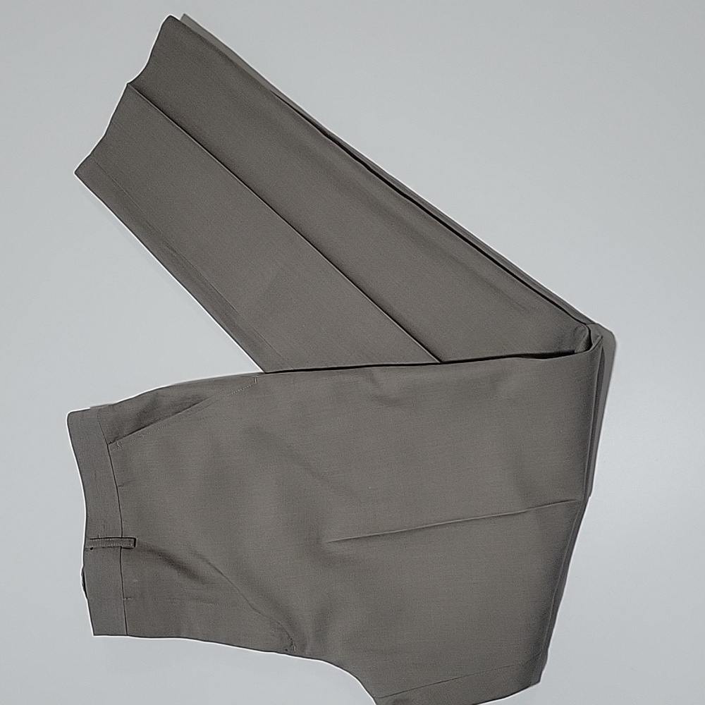 JF J Ferrar Men's Dark Tan Dress Pants 36x32